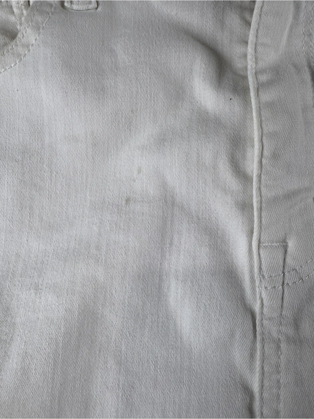 American‎ Eagle Next Level Stretch White Distressed Denim Mini Skirt Women's 10